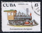 Sellos de America - Cuba -  Scott  2361  Locomotora 2-4.0 ( Primeras locomotoras) 