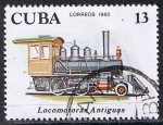 Sellos de America - Cuba -  Scott  2361  Locomotora 2-4.0 ( Primeras locomotoras) 