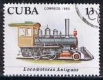 Stamps Cuba -  Scott  2361  Locomotora 2-4.0 ( Primeras locomotoras)  (11)