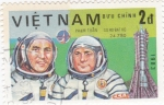 Stamps Vietnam -  aeronautica