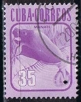 Stamps Cuba -  Scott  2461  Manatee (3)