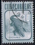 Sellos de America - Cuba -  Scott  2462 Cocodrilo (2)