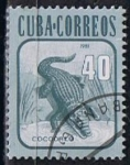 Stamps Cuba -  Scott  2462 Cocodrilo (3)