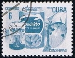 Sellos de America - Cuba -  Scott  2486  Enlatados de frutas