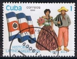 Stamps Cuba -  Scott  3257  Costa Rica (Trajes tipicos) (2)