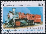 Sellos de America - Cuba -  Scott  4076  1919 Alco 2-8-0