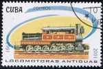 Sellos de America - Cuba -  Scott  4131  Locomotoras Antiguas  1863