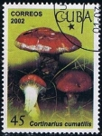 Stamps Cuba -  Scott  4229  Cortinarius cumatillis