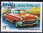 Sellos de America - Cuba -  Scott  4254  Chevrolet Bel Air  1957