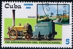 Stamps Cuba -  Scott  4262  Rocket  (Ferrocarriles)