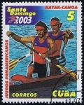 Stamps Cuba -  Scott  4315  Kayaking  (Juegos Pamamericanos)