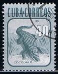 Stamps Cuba -  Scott  2462 Cocodrilo