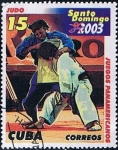 Stamps Cuba -  Scott  4316  Judo (panamericana)