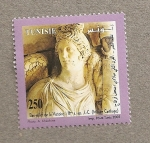 Stamps Tunisia -  Bajo relieve siglo II a.J.