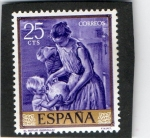 Stamps Spain -  1566- JOAQUIN SOROLLA. 