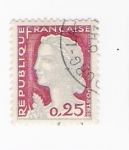 Stamps France -  La Marianne de Decaris (repetido)