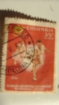 Stamps Colombia -  juegos deportivos bolivariano barranquilla 1961
