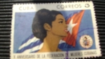 Stamps Cuba -  x aniversario de la federscion de mujeres cubanas