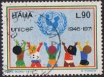 Sellos de Europa - Italia -  25 ANIVERSARIO DE UNICEF