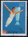 Stamps North Korea -  Scott  1197  Ginasta