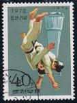 Stamps North Korea -  Scott  1201  Judo