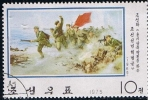 Sellos de Asia - Corea del norte -  Scott  1300 Gerrilla del egercito del aire