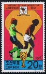 Stamps North Korea -  Scott  1701  Historia de la copa del mudo (Brasil 1950)