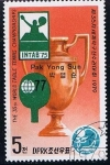 Stamps North Korea -  Scott  1797 Tenis de mesa  Copa del campeonato