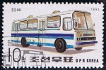 Sellos del Mundo : Asia : North_Korea : Scott  3067  Bus (Jipsan 88)