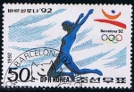 Stamps North Korea -  Scott  3090  Salto de longitud