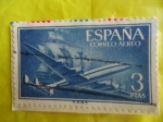 Stamps Spain -  Super Costellation y Nao Sta. María-E1175