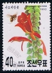 Stamps North Korea -  Scott  3110  Columnea gloriosa