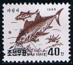 Sellos de Asia - Corea del norte -  Scott  3488  Atun