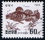 Stamps North Korea -  Scott  3491  Bullrout