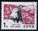 Stamps North Korea -  Scott  3806  Cabras coreanas