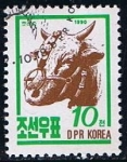 Stamps North Korea -  Scott  2940  Buey