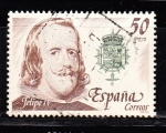 Stamps Spain -  E2555 Felipe IV (387)