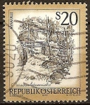 Stamps Austria -  Mirafälle