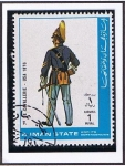 Stamps : Asia : United_Arab_Emirates :  7º de Caballeria - USA 1876