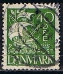 Stamps Denmark -  Scott  219  Carabela