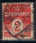 Stamps Denmark -  Scott  221  Cifras (2)