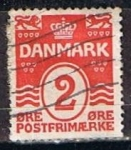 Stamps Denmark -  Scott  221  Cifras (3)