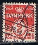 Stamps Denmark -  Scott  221  Cifras (7)