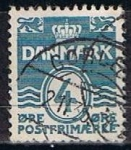 Stamps Denmark -  Scott  222  Cifras (3)