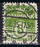 Stamps Denmark -  Scott  223  Cifras (4)