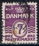 Stamps Denmark -  Scott  225  Cifras 