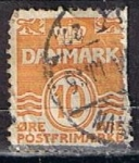 Stamps Denmark -  Scott  228  Cifras (7)