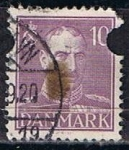 Stamps Denmark -  Scott  280  Rey Christian X (2)