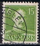 Stamps Denmark -  Scott  281  Rey Christian X