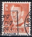 Stamps Denmark -  Scott  309  Frederik IX